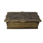 Antique Brass Bailey Banks   Biddle Desk Items Lot Of 3 Rare Stamp Box Desk Tray