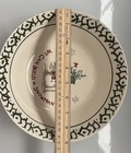 New Very Rare Vintage Holiday Serving Bowl  we Can Build A Snowman  9 