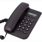 Corded Landline Wall Phone Caller Id Lcd Display Adjustable Speaker Hold Redial