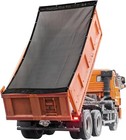 Dump Trailer Truck Mesh Tarp 7x16 Ft black Mesh Tarp With Grommets