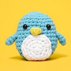 Beginner Crochet Kit  penguin     Knitting Kit  With Video Distribution Tutorial