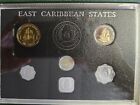 1986 Eastern Caribbean 6 Coin Proof Set Royal Mint