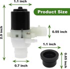 Upgraded Truck Windshield Washer Fluid Pump Replacement For Kenworth 1pcs 
