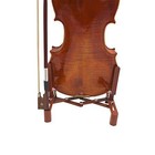 Like-it Musical Instrument Stand With Bow Holder For Violin Brown