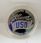 1991 S Silver Dollar Uso 50th Anniversary Commemorate Coin
