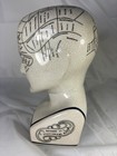 L n  Fowler Phrenology Head Bust Porcelain Crackle Science Of Psychology 9 