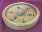 Vintage 1920s Child Game Wooden Roulette Set W box