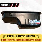 D Series D15 d16 Y7 Y8 Vtec Tapped Oil Pan Turbo 10an Fitting Tig Welded