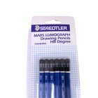 Staedtler Mars Lumograph 100 Hb  6 Piece Pencils Made In Germany