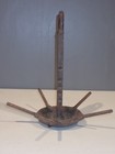 Vintage Cast Iron  5 Spoke Boat Anchor 9 Pounds