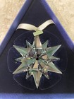 2017 Swarovski Crystal Large Annual Ornament 3  Christmas With Box