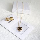 Charm Pearl Metal Plated Necklace Earrings  5 Styles 