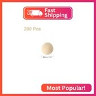 Uxcell 200 Pcs Wooden Round Balls 1 4   6mm  Unfinished Small Wood Balls  Natura