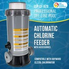 Professional Off-line Pool Automatic Chlorine Feeder - 9 Lb Chemical Capacity