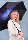Burgundy Double Layer Inverted Windproof Umbrella - C Shaped Handle