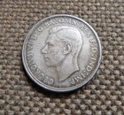 Australian  1937 One Crown George Vi 92 5  Silver Coin