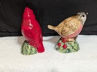 Vintage Fitz   Floyd Santa s Forest Friends Salt And Pepper Shakers