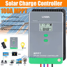 100a Mppt Solar Charge Controller 12v 24v 36v 48v Lcd Auto Pv Max 5200w Parallel
