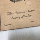 Vintage Reversew Sewing Machine Manual Instruction Book Booklet 1940 s Electric
