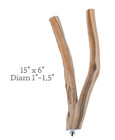 Large Manzanita Parrot Perch 15 x 6    Diameter  1 00 -1 50    0525-bp2