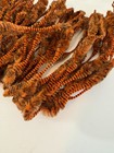 Vintage Chenille Bumps Pipe Cleaners Crafting Brown Orange Tiger Stripe 16yd