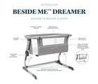Baby Delight Beside Me Dreamer Bassinet Sleeper Open Box New Grey