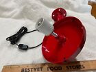 Gas Pump Globe Light Wall Mount Base New Design All Metal 6    Base Red