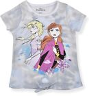 Disney Frozen Girls    Elsa And Anna 2 Pack T-shirt For Little Kids Purple Beige