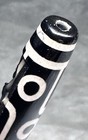 Tibetan Kwan Yin 9 Eyed Beautifully Carved Old Agate Dzi Bead  Talisman         