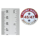 Trump Maga 45 47 Republican Lapel Pin     Gold Tone Usa Political Hat Badge