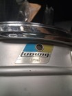 Ludwig Acrolite Snare Drum Blue olive Badge 5  X 14  Vintage 70s
