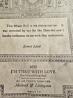 Duo-art Player Piano Roll 0835 I m Thru With Love Fox-trot  1931 