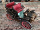 Vintage Tin Litho Toy Windup Car - 1960s   Modern Toys   Black 2 Seater
