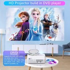 Full Hd Wifi Bluetooth Projector Built In Dvd Player  12000lm 1080p Supported   