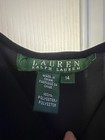 Vintage Lauren Ralph Lauren Women s Black Full Slip Size 14 Spaghetti Straps