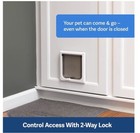 Pet Safe 2-way Locking Cat Flap Small 1-15 Lbs Indoor Applications