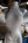 Medieval Aluminum Butted Chainmail Bra Viking Antique Sexy Costume For Women s