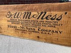 Antique Wood Crate Furst Mcness Medicine Apothecary Bottle Box Freeport Illinois