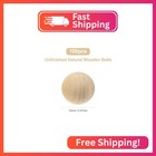 Joyangy 100pcs 1 2 Inch Unfinished Natural Wooden Balls  12mm Round Wood Craft S