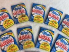 1989 Huge Lot Of 10 Sealed Topps Baseball Wax Packs Unopened Vintage Mlb Cards