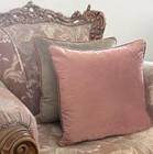 Decorative Throw Pillow Set Of 4  18  X 18  Solid Colorful Velvet Accent Earth