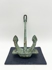 Vintage Cast Metal Anchor Paperweight Desk Decor Nautical Maritime Ship Boat