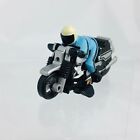 Tyco Street Bike Motorcycle  Blue Driver  For Parts Or Repair