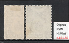 Cyprus Gv1 1948 Royal Silver Wedding Sg 166-67 H mint
