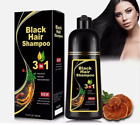 Black Hair Dye Shampoo Natural Instant 3in1 Hair Dye Shampoo 500ml Free Us Sh  p
