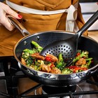 Hexclad Hybrid Nonstick 10  Wok W  Lid  Stay-cool Handle  Induction  Oven Safe 9
