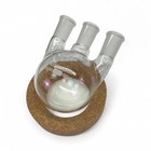 Chemglass Heavy Wall 500ml 3-neck 24 40 Round Bottom Flask Cg-1522-05