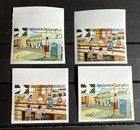 Laos 1979 - Mnh Scott 306-309  Imperf  Asian Oceanic Postal Union 15th Anniv 