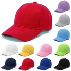Plain Blank Solid Adjustable Baseball Cap Hats