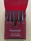 Starter No S 117 Set Center Punch Set- 5 Punches With Original Case Usa Made